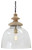 Farica Transparent Glass Pendant Light