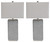 Amergin Grain Poly Table Lamp (2/CN)