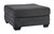 Tracling Slate Oversized Accent Ottoman