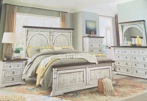 JORMAN PONDEROSA SOLID WOOD King Bedroom set ( King bed , Dresser