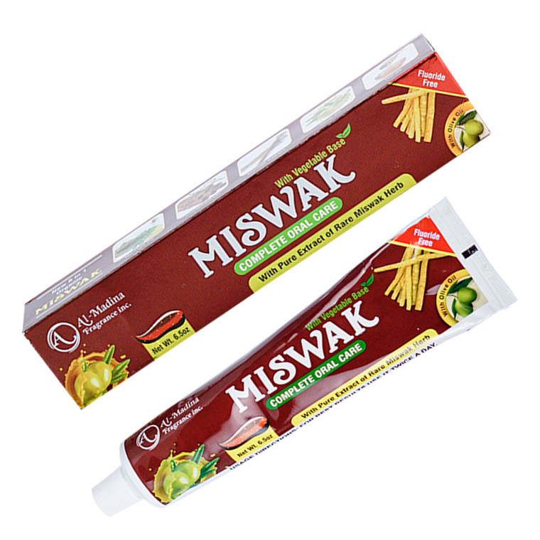 Miswak Toothpaste (With Pure Extract of Rare Miswak Herb) 6.5 oz