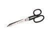 Scissors, Stainless, 8" Adjust/Straight, Black