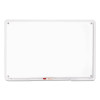 iQTotal Erase Board, 36 x 23, White, Clear Frame