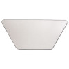 Valencia Series Training Table Top, Trapezoid, 47-1/4w x 23-5/8d, Speckled Gray