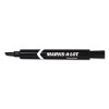 Large Desk Style Permanent Marker, Chisel Tip, Black, Dozen