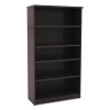 Valencia Series Bookcase, Five-Shelf, 31 3/4w x 14d x 65h, Espresso