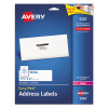 Easy Peel Laser Address Labels, 1 1/3 x 4, White, 350/Pack