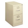 H410 Series Two-Drawer Locking Vertical File, 15w x 22d x 26-1/8h, Putty