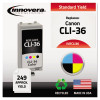 Remanufactured 1511B002 (CLI36) Ink, 249 Yield, Tri-Color