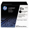 HP 51X, (Q7551X-D) 2-pack High Yield Black Original LaserJet Toner Cartridges