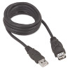 3.0 USB Extension Cable, AM/AF, 6 ft., Black