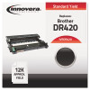 Remanufactured DR420 Drum, 12000 Page-Yield, Black