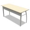 Trento Line Rectangular Desk, 59-1/8w x 23-5/8d x 29-1/2h, Oatmeal