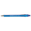 FlexGrip Ultra Recycled Ballpoint Retractable Pen, Blue Ink, Fine, Dozen