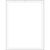 Peel n Seal Laser Window Sticker Stock - Blank, 8 1/2" x 11"   4 Sided Seal, 250 Per Pack