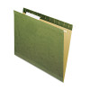 X-Ray Hanging File Folders, No Tabs, Letter, Standard Green, 25/Box