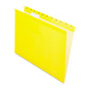 Reinforced Hanging Folders, 1/5 Tab, Letter, Yellow, 25/Box