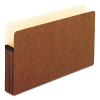 Standard Expanding File Pockets, Manila, Straight Cut, 1 Pocket, Legal, Redrope