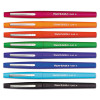 Point Guard Flair Porous Point Stick Pen, Assorted Ink, Medium, 8/Set