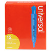 Desk Highlighter, Chisel Tip, Fluorescent Blue, Dozen