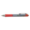 Roller Ball Retractable Gel Pen, Red Ink, Medium, Dozen