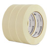 General Purpose Masking Tape, 24mm x 54.8m, 3" Core, 3/Pack