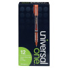 Roller Ball Stick Liquid Pen, Red Ink, Fine, Dozen