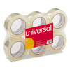 General-Purpose Box Sealing Tape, 48mm x 54.8m, 3" Core, Clear, 6/Pack