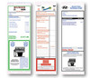 Addendum Stickers (Tape Adhesive) Custom - 1 Color, 3.5"-4.25" Wide x 11" Tall, Minimum 500