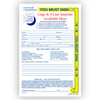 Night Drop Envelopes - Yellow Highlight (Imprinted) - 1 color, 6" x 9", Minimum 500