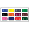 File Right Color-Code Month Labels - Ringbook - Full Set (Jan - Dec), 1 Each