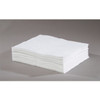 Oil Only (White) Meltblown Sonic Bonded Pads, 15" x 18", 100 per Box