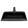 Heavy-Duty Dustpan, 8 1/4" w, Polypropylene, Charcoal