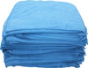 Plush Microfiber Polishing Cloth - 16" x 16" - Blue - 100/bag