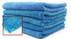 Edgeless Ultra Plush Blue Microfiber - 16" x 24" - 1 towel