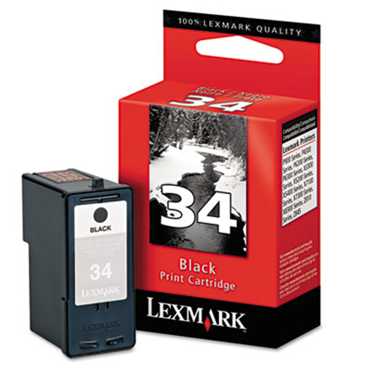 18C0034 (34) High-Yield Ink, 475 Page-Yield, Black