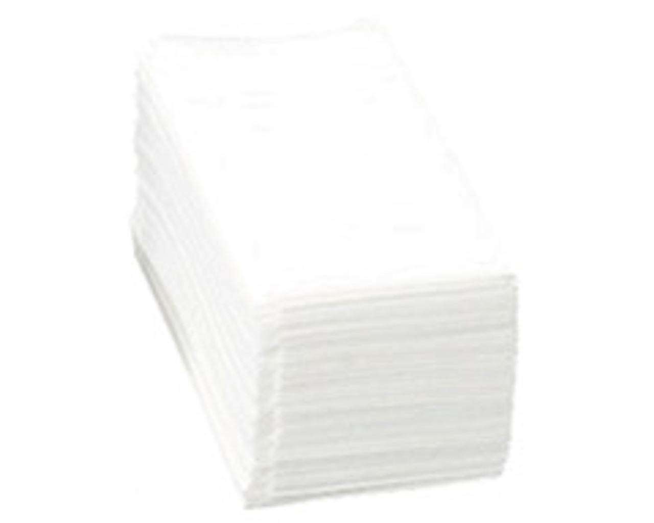 Napkins, Linen, Dinner, 17"x17", White, 100/Carton