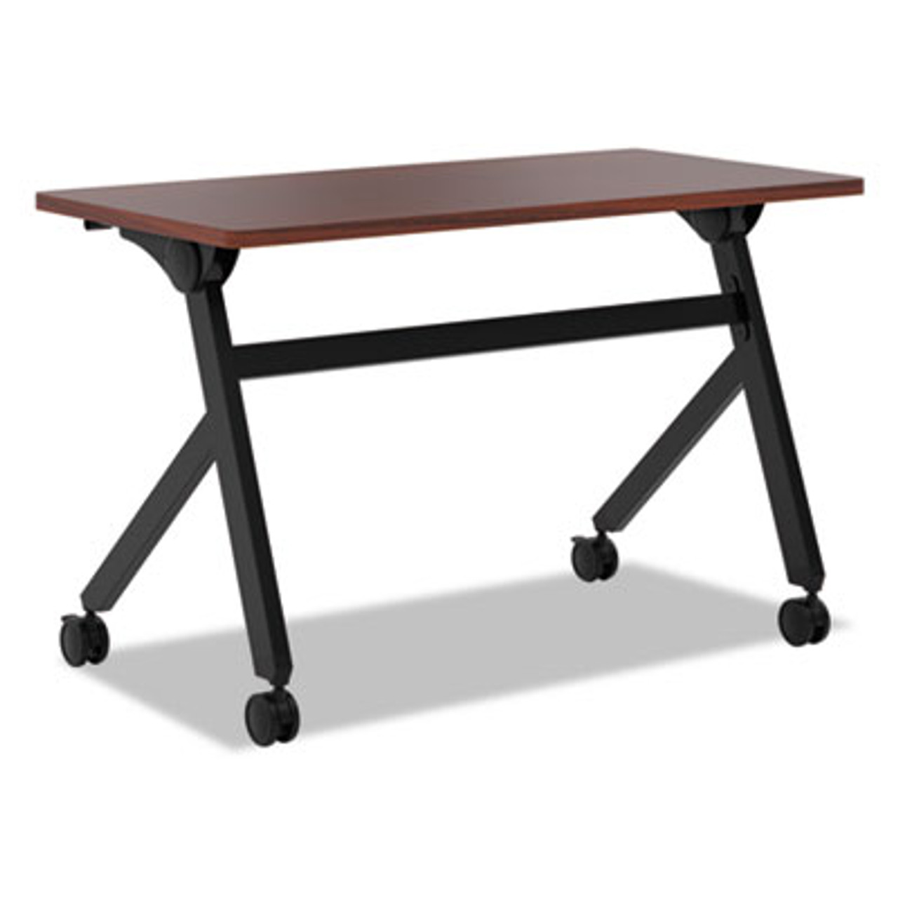 Multipurpose Table Flip Base Table, 48w x 24d x 29 3/8h, Light Gray