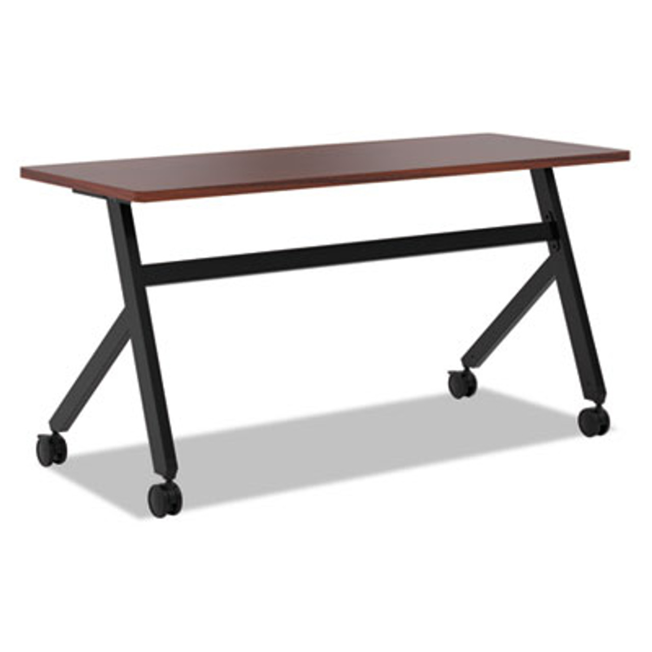 Multipurpose Table Fixed Base Table, 60w x 24d x 29 3/8h, Chestnut