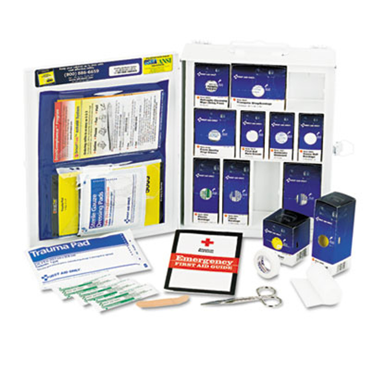 Medium First Aid Kit, 112-Pieces, OSHA Compliant, Metal Case