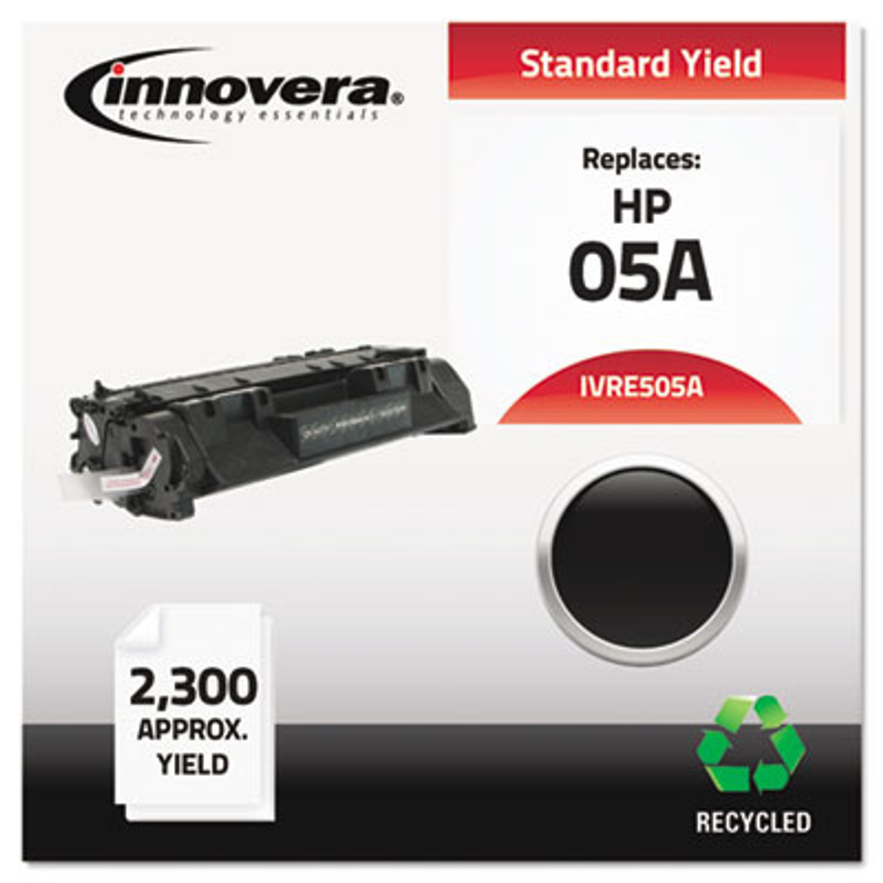 Remanufactured CE505A (05A) Laser Toner, 2300 Yield, Black