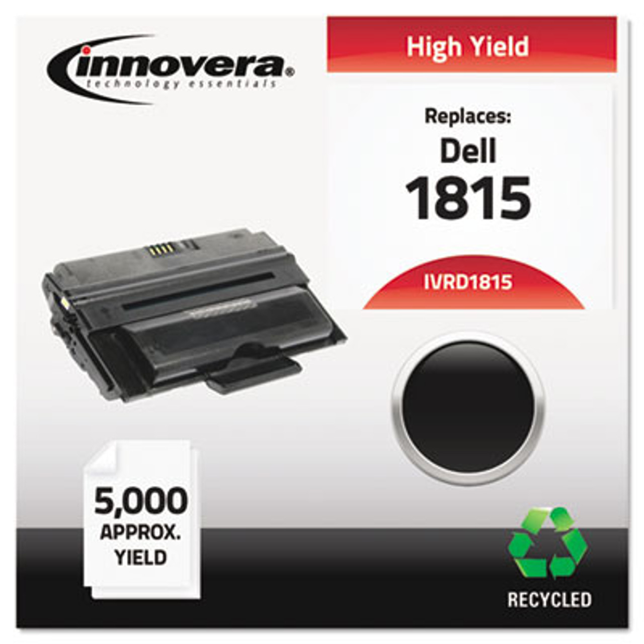 Remanufactured 310-7945 (1815) Toner, 5000 Yield, Black