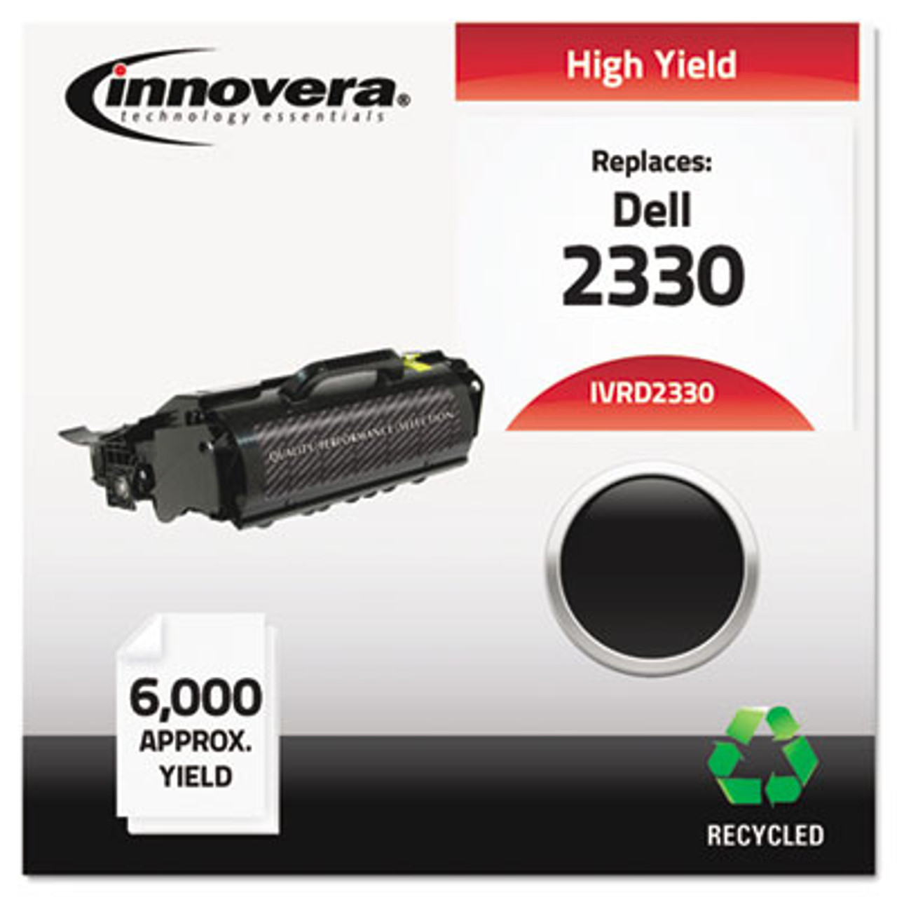 Remanufactured 330-2666 (2330) Toner, 6000 Yield, Black