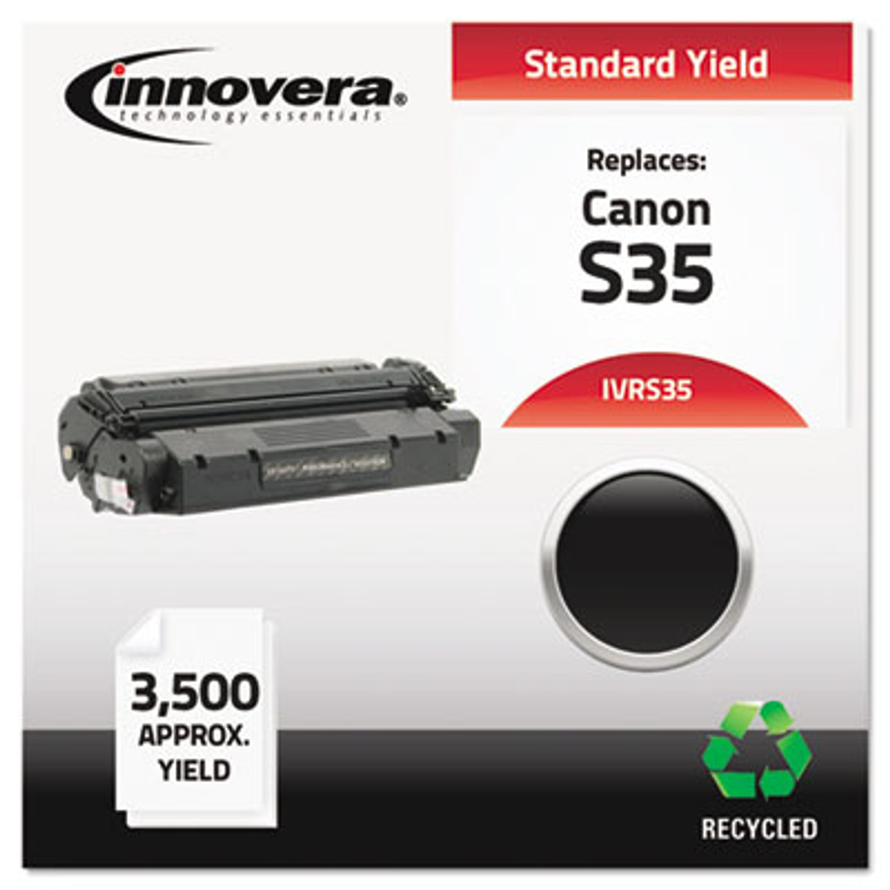 Remanufactured 7833A001AA (S35) Toner, 3500 Yield, Black