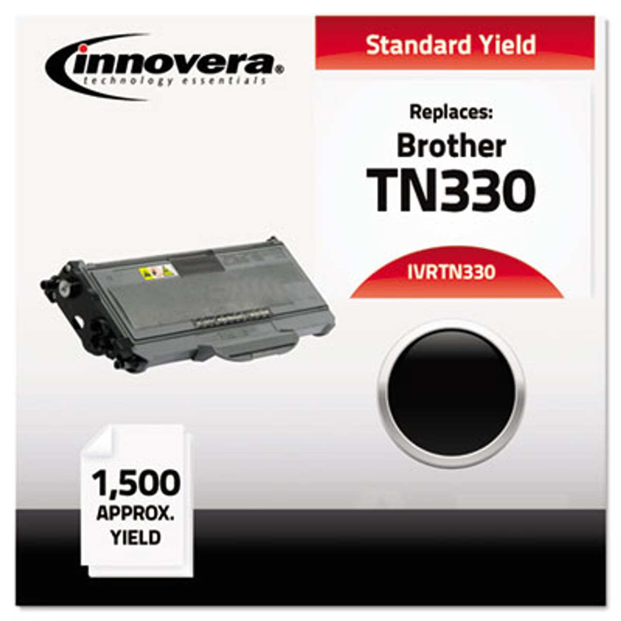 Remanufactured TN330 Laser Toner, 1500 Page-Yield, Black