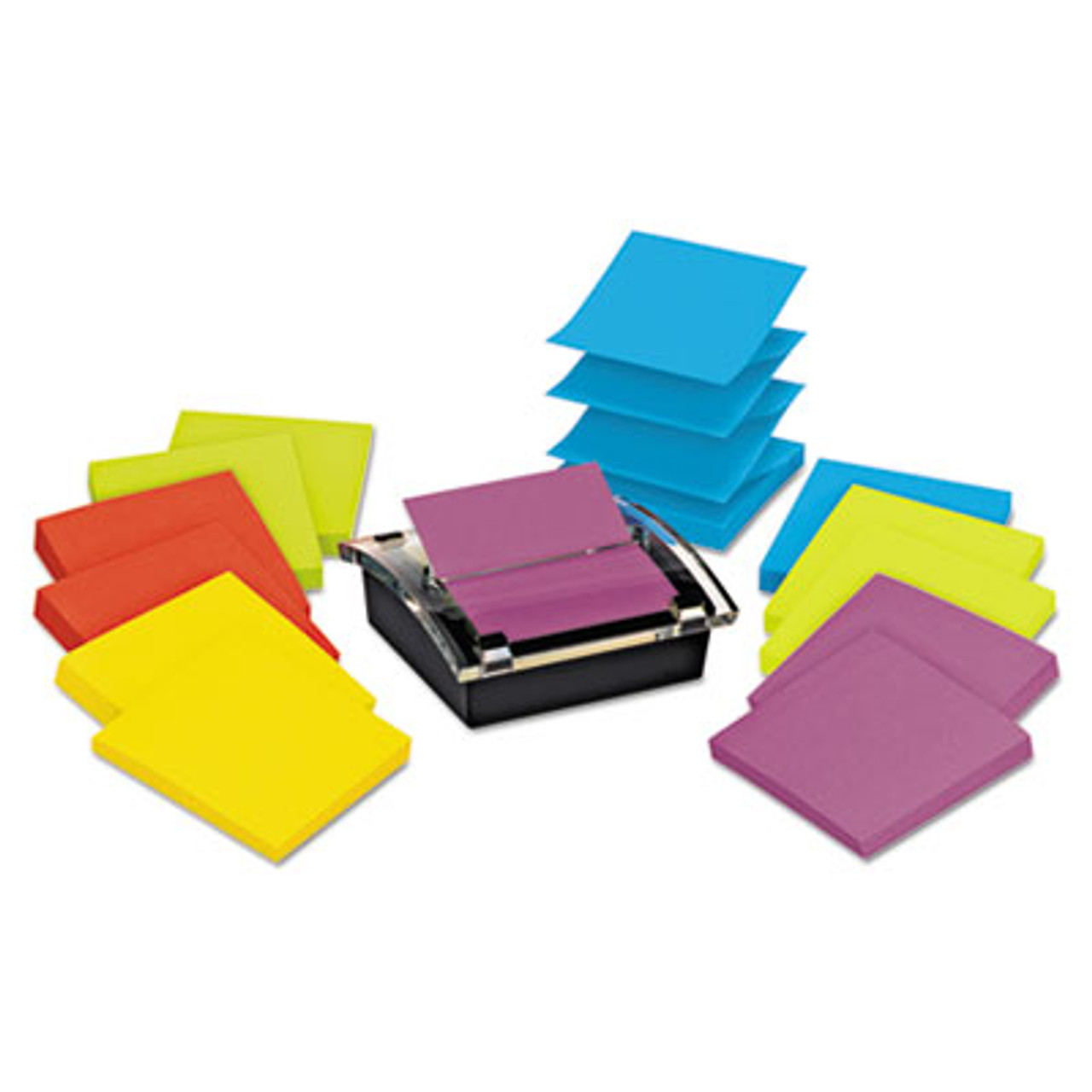 Post-it Original Pop-Up Notes Refill, 3 x 3, Assorted Cape Town Colors, 100-Sheet, 6/Pack