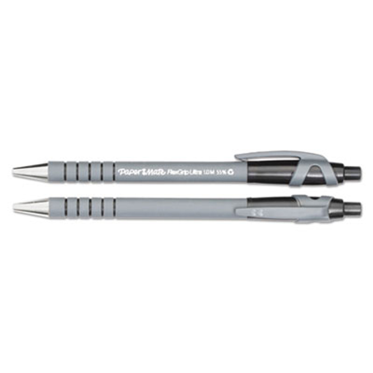 FlexGrip Ultra Recycled Ballpoint Retractable Pen, Black Ink, Medium, Dozen