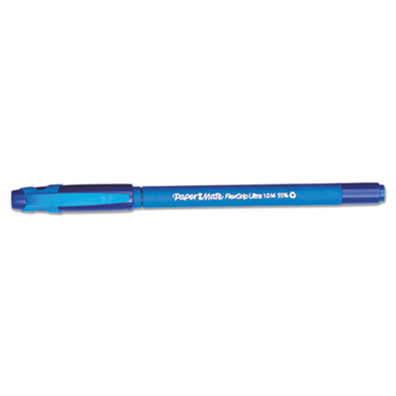 FlexGrip Ultra Ballpoint Stick Pen, Blue Ink, Medium, Dozen