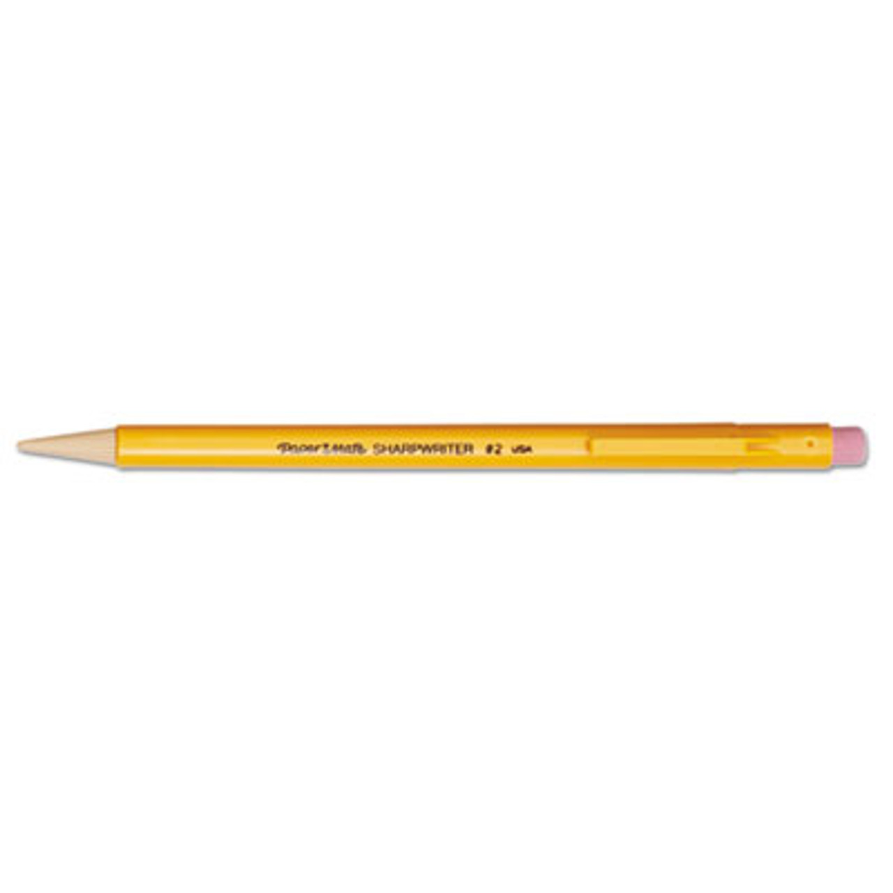 Sharpwriter Mechanical Pencil, HB, .7 mm, Yellow Barrel, 12 Per Pack
