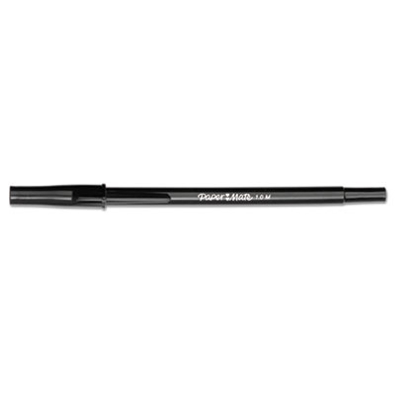 Ballpoint Stick Pen, Black Ink, Medium, Dozen